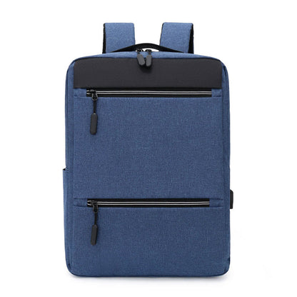 Sac à dos homme avec sac bandoulière et trousse 3en1 bleu 2775-11 – محفظة ظهر رجالية 3 قطع أزرق تنزوت