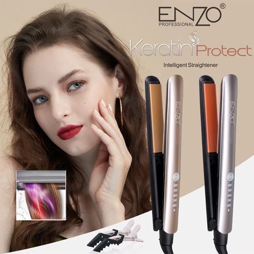 Lisseur Cheveux en Ceramique Keratin Protect | ENZO PROFESSIONAL تنزوت