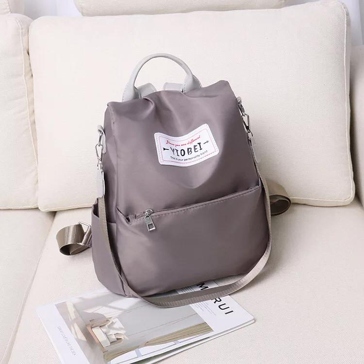 Sac à dos oxford Antivol étanche Pour Femme - Gris تنزوت