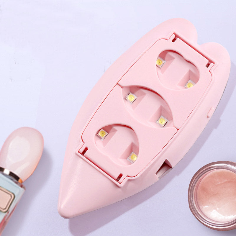 Mini lampe LED UV pour séchage des ongles, 6W, USB, pliable, pour manucure تنزوت