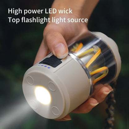 Lanterne Led Portable d'extérieur avec chargement de Type C, Power Bank, lampe de tente, fonction batterie externe تنزوت