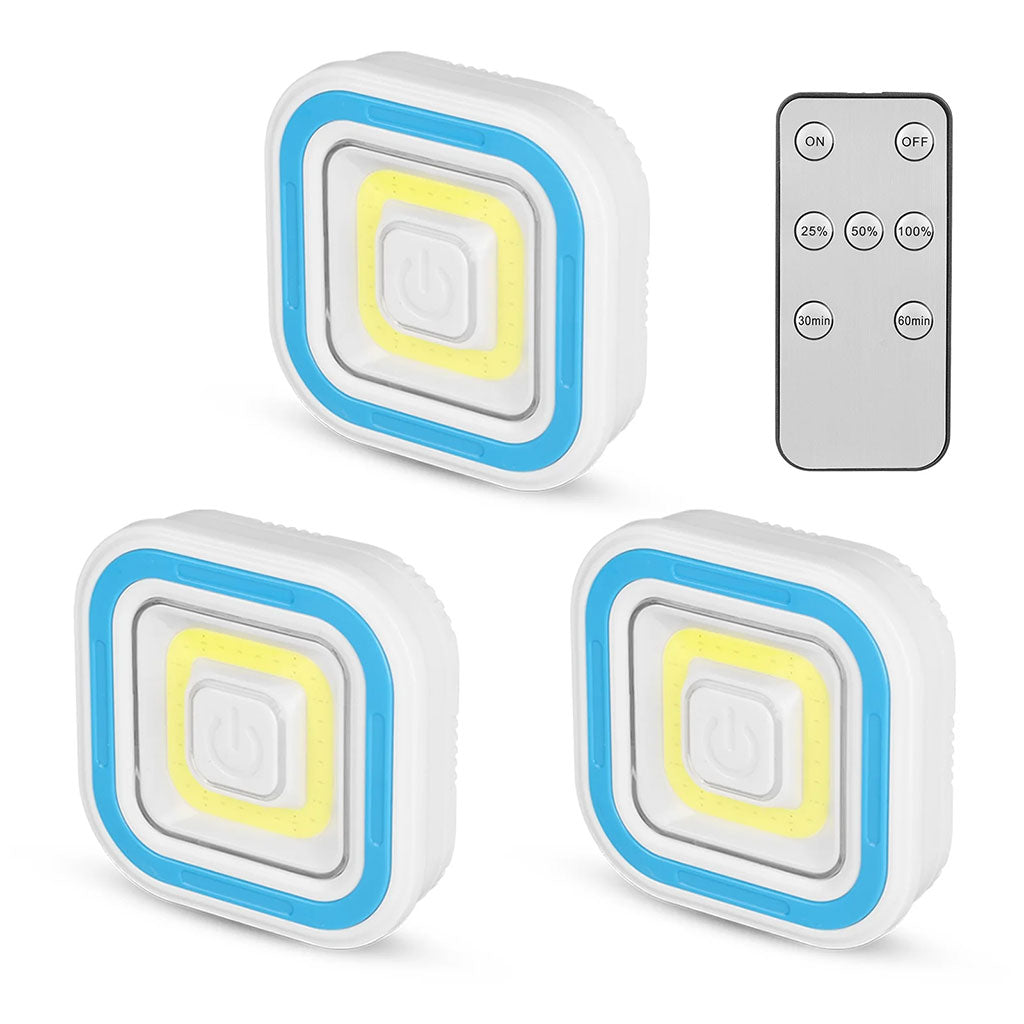 Pack 3 Spot LED intelligents avec télécommande ultra-lumineux – طقم مصابيح مع يد تحكم تنزوت