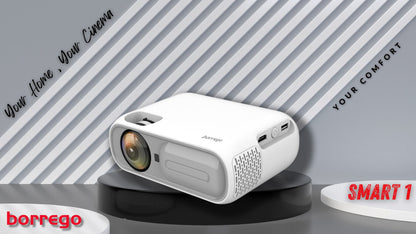 Borrego Projector Smart 1 Android 9.0 Bluetooth Projection technology 3.5inch LCD TFT display - تنزوت
