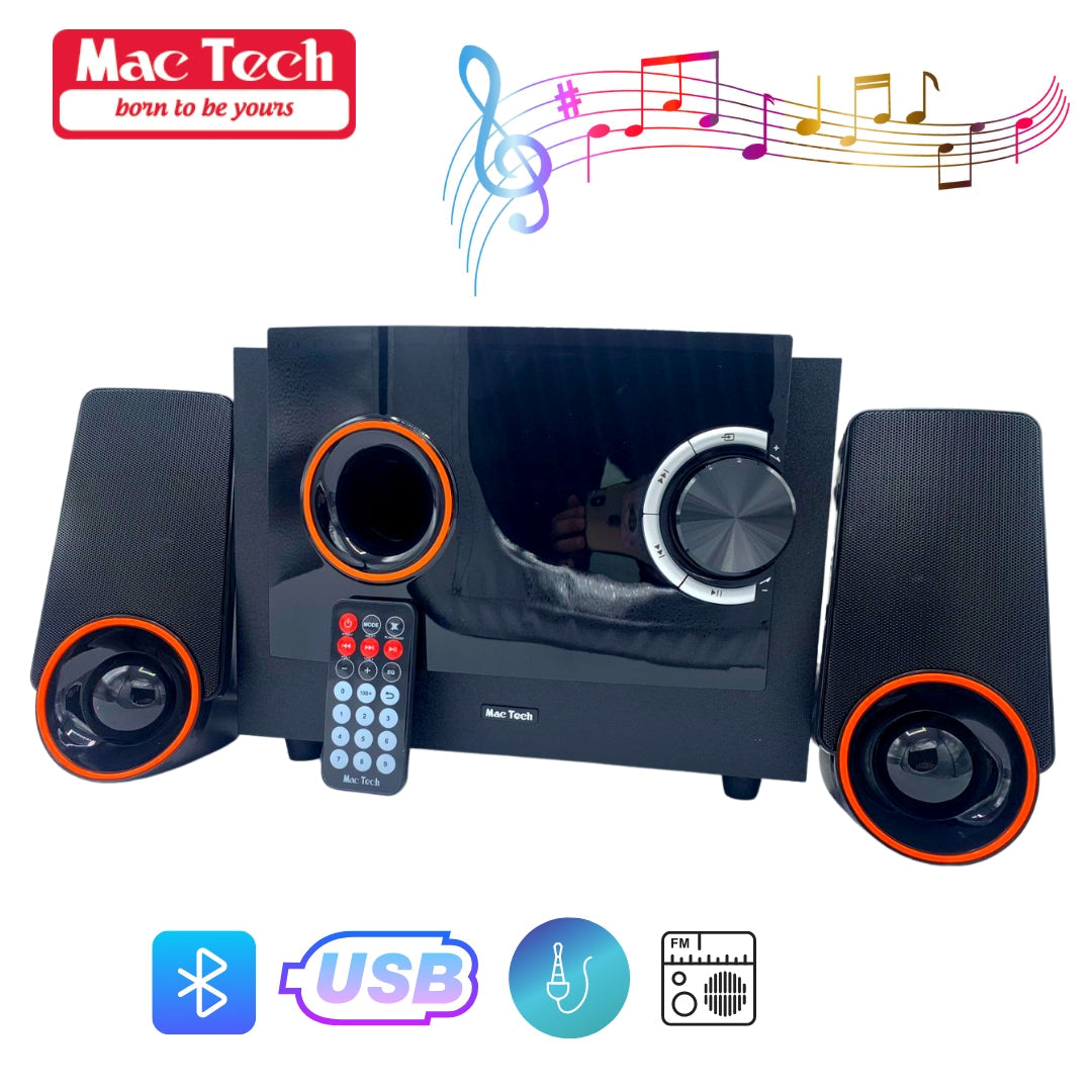 Haut Parleur Multimédia Subwoofer 2.1 Mt-Sb2100Suf - تنزوت