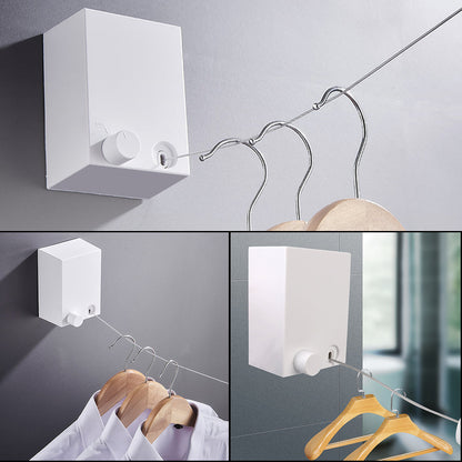 Corde à linge suspendue au mur Télescopique en Fil d'Acier Inoxydable
