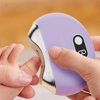 Coupe-ongles électrique et automatique, Anti éclaboussures, Portable, pour bébé et adulte تنزوت