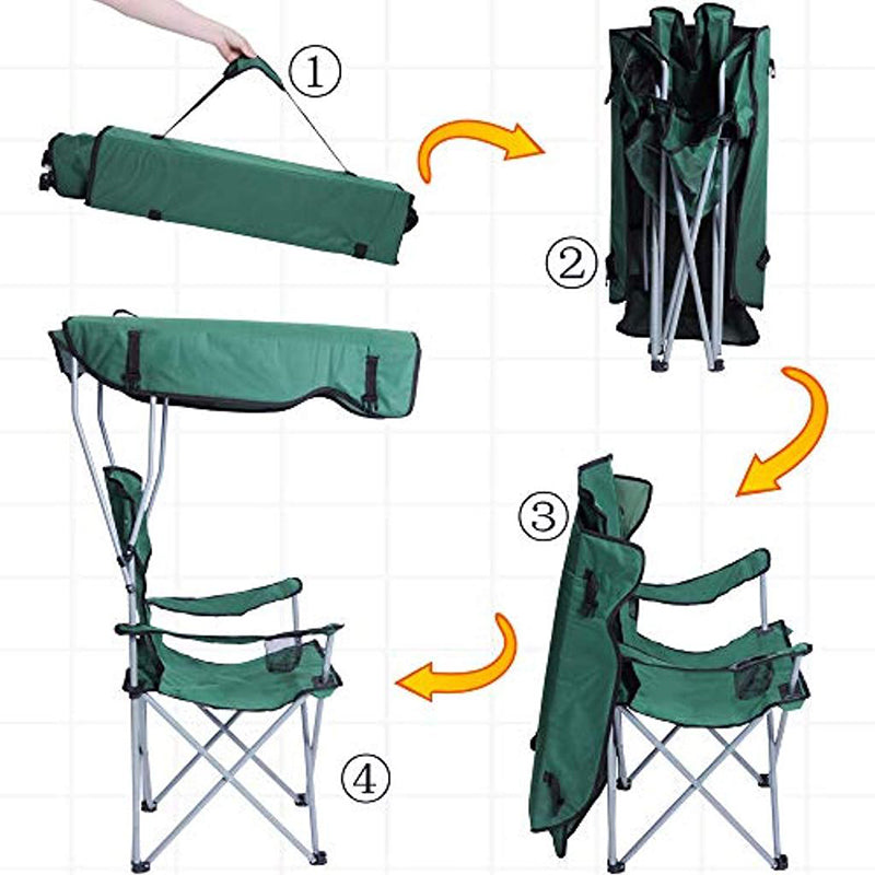 Chaise Longue Pliable Avec Porte Goblet Et Ombrelle تنزوت