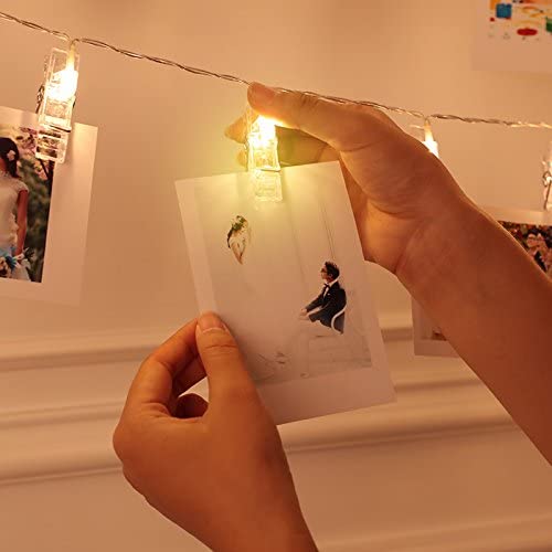 Clips lumineux pour accrocher des photos décoration intérieure تنزوت