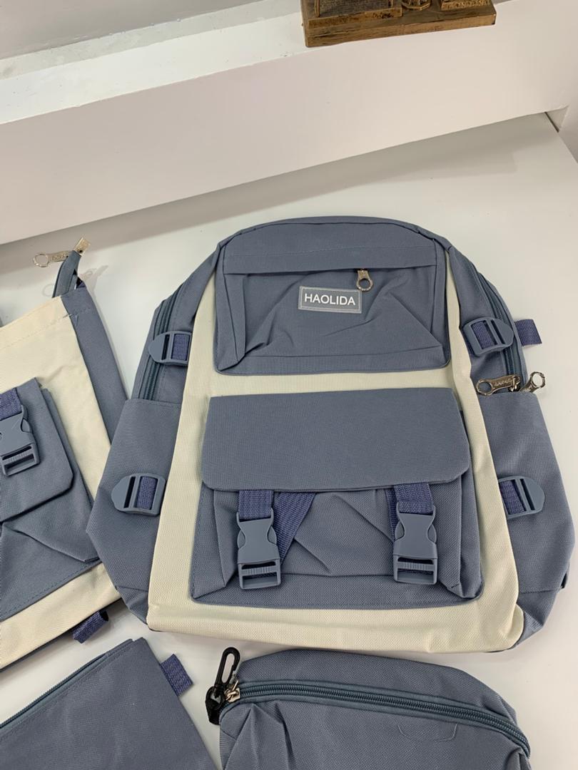 Ensemble de sacs d’école Kawai pour adolescents 4Pcs HAOLIDA V2 – محفظة 4 قطع كاواي