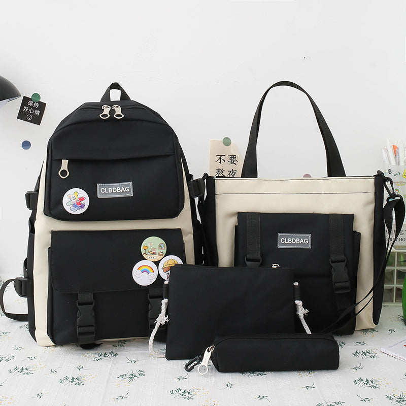 Ensemble de sacs d’école Kawai pour adolescents 4Pcs HAOLIDA V2 – محفظة 4 قطع كاواي