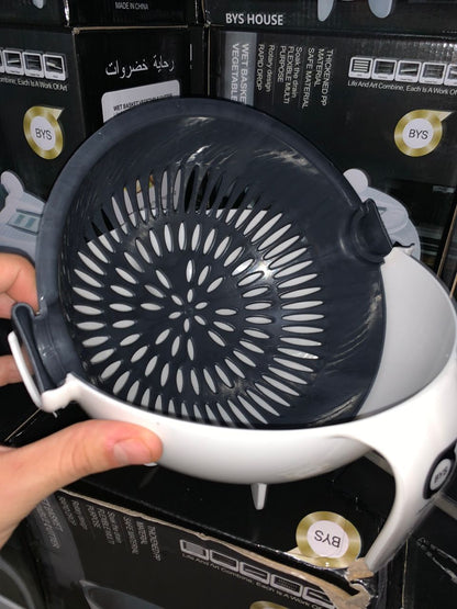 Pot Coupe-Légumes 9in1 Multifonction Avec Panier De Vidange + Éplucheur V2 تنزوت