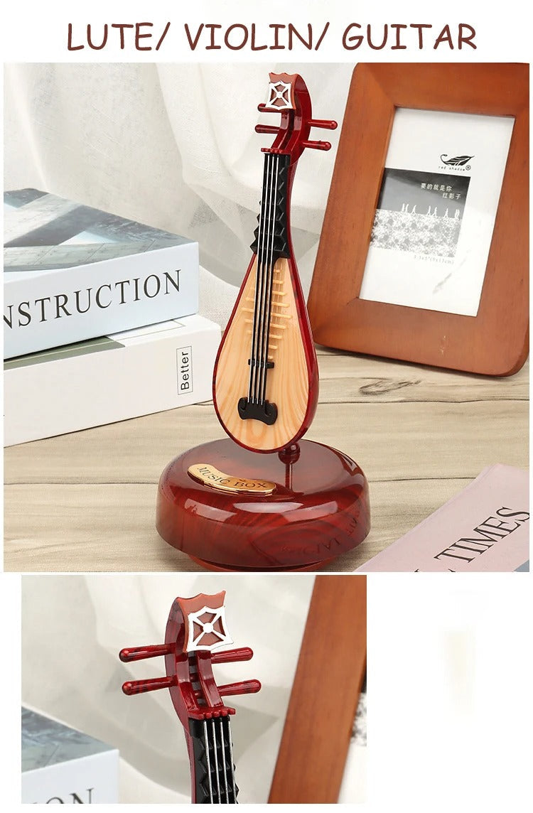 Mini instrument de musique rétro OUD, boîte à musique Décoration تنزوت