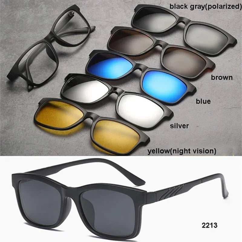 Lunette 6 En 1 2202A Optique / Soleil / Nuit - تنزوت