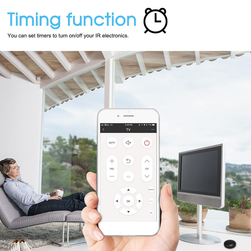 Télécommande universelle intelligente Wifi-IR (2.4ghz) hub de contrôle compatible avec Alexa Google Home -Tuya Smart Life - تنزوت