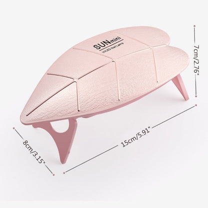 Mini lampe LED UV pour séchage des ongles, 6W, USB, pliable, pour manucure تنزوت