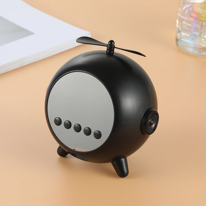 Réveil Numérique à Miroir Rechargeable avec Haut-parleur Portable Bluetooth 5.0 تنزوت
