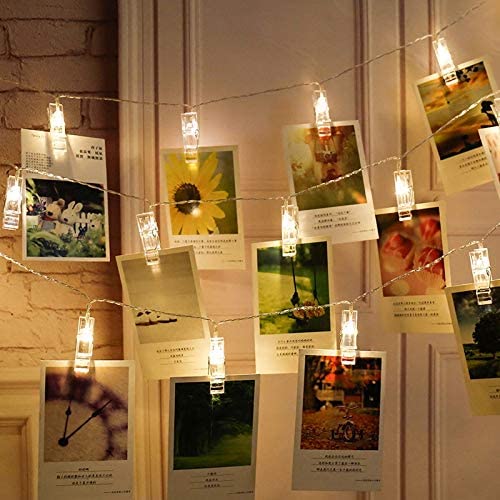 Clips lumineux pour accrocher des photos décoration intérieure تنزوت