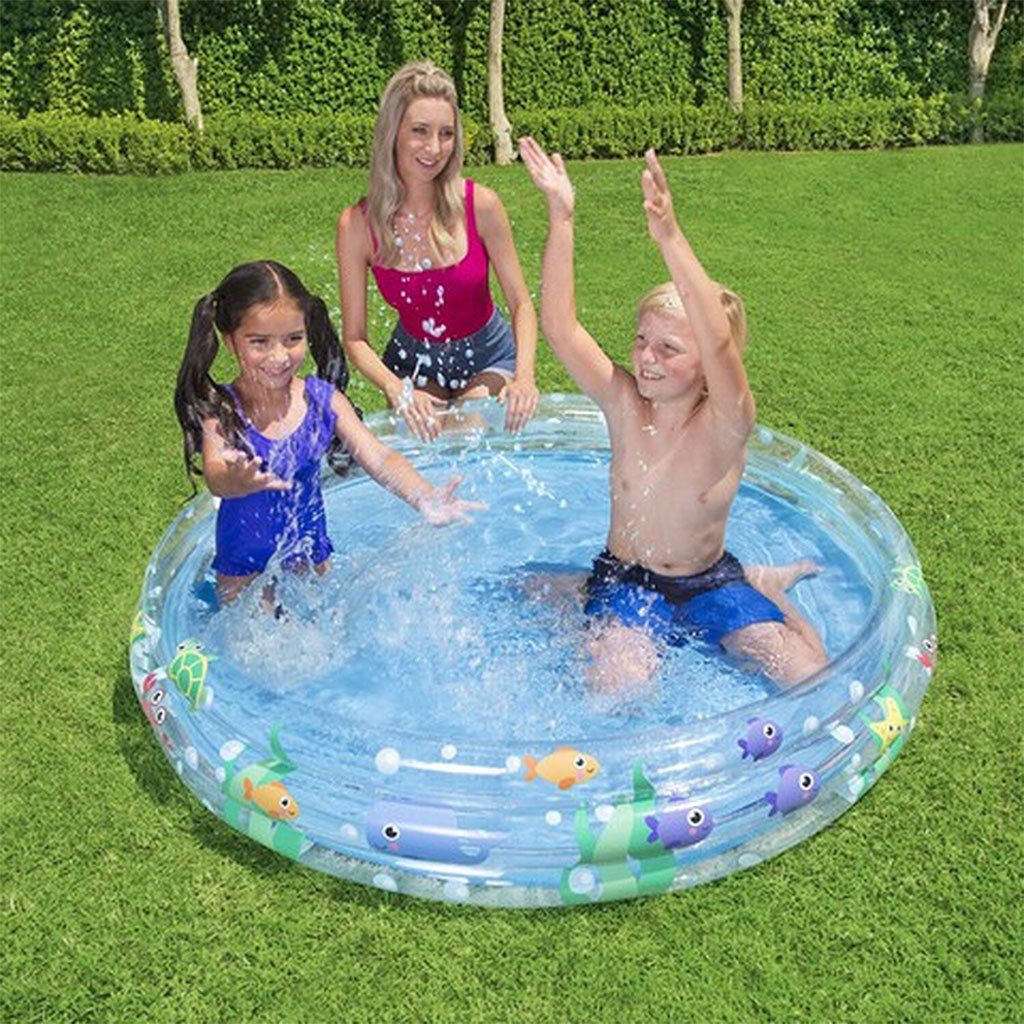 Piscine Thème Océan Pour Enfants 152x30cm Bestway #51004 تنزوت