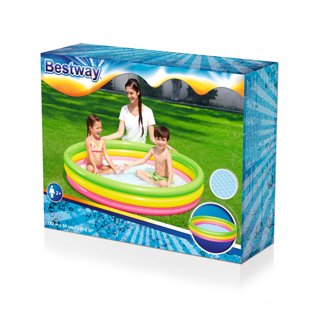Piscine Gonflable Arc-en-Ciel 152 cm x 30 cm Bestway #51103 تنزوت