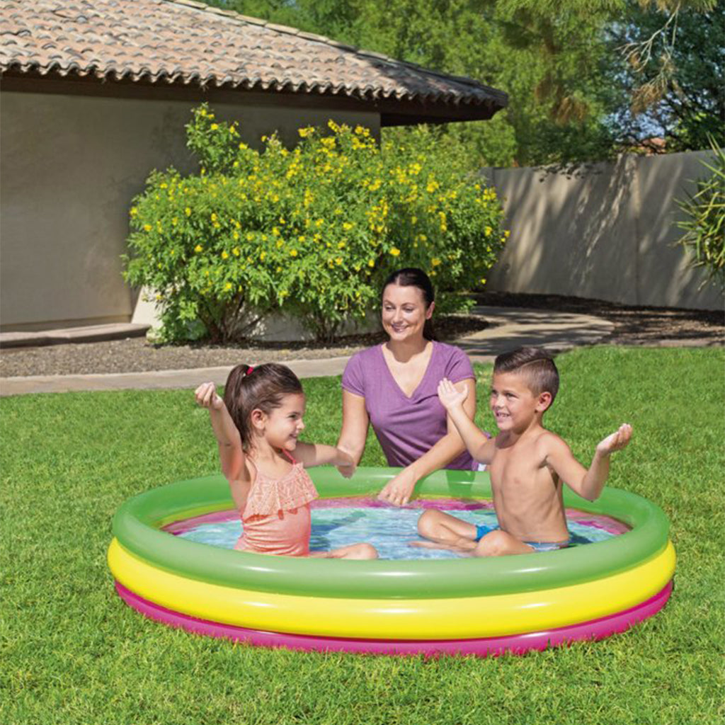 Piscine Gonflable Arc-en-Ciel 152 cm x 30 cm Bestway #51103 تنزوت