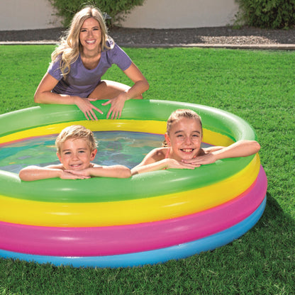 Piscine Gonflable Arc-en-Ciel 157 cm x 46 cm Bestway #51117 تنزوت
