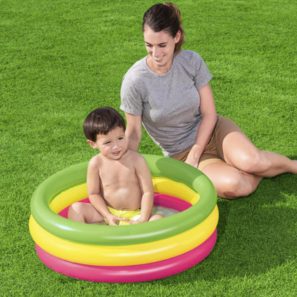 Piscine gonflable arc-en-ciel 70 cm x 24 cm Bestway #51128 تنزوت