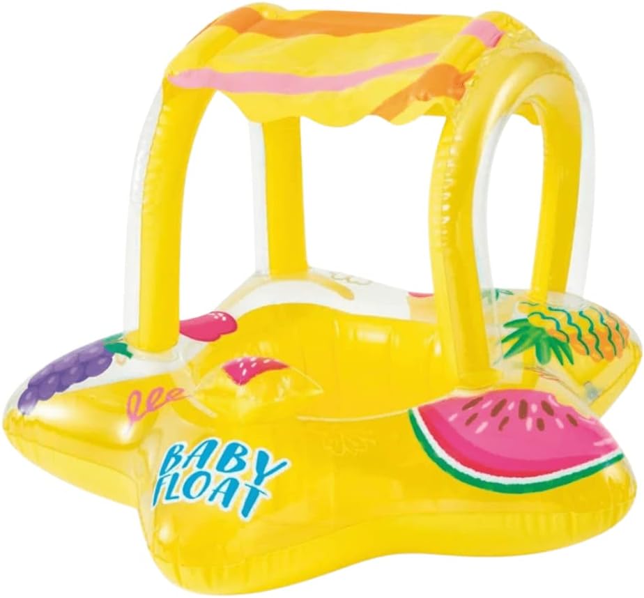 Intex Bouee enfant Avec un auvent intégré pour se protéger des rayons du soleil 56573NP تنزوت