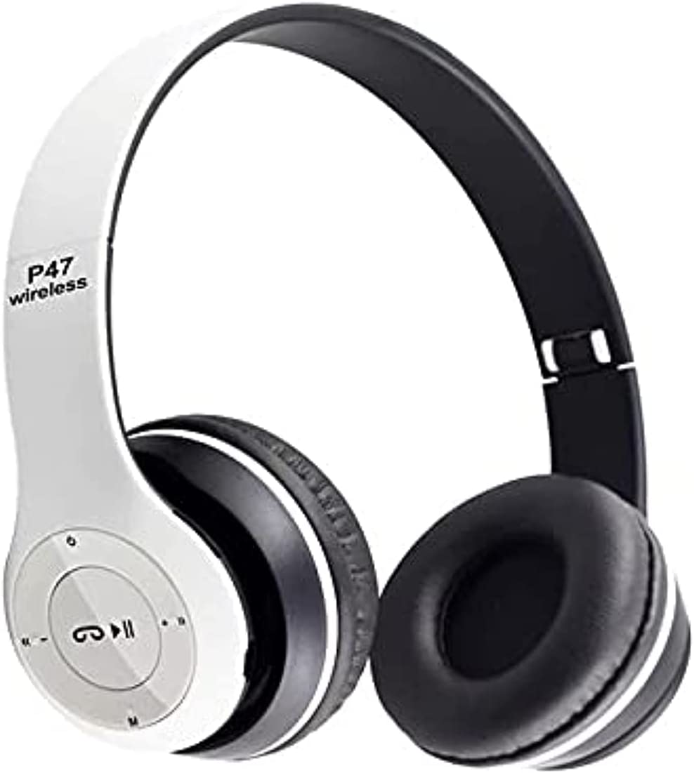 Casque Audio Stereo Bluetooth sans fil modèle P47 pliable - تنزوت