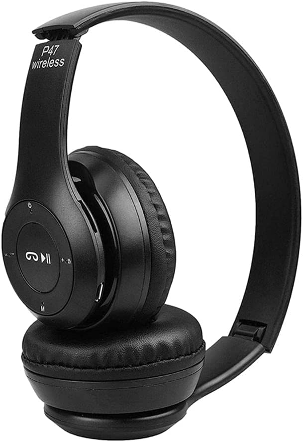 Casque Audio Stereo Bluetooth sans fil modèle P47 pliable - تنزوت