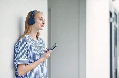 Sony Casque Bluetooth Original sans fil assistant vocal intégré, charge rapide, autonomie jusqu'à 35 heures WH-CH510 - تنزوت