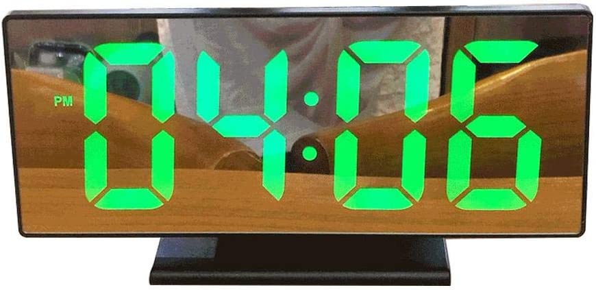 Horloge et réveil thermomètre de table electronique lumineux DS-3618L - تنزوت