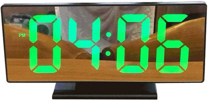 Horloge et réveil thermomètre de table electronique lumineux DS-3618L - تنزوت