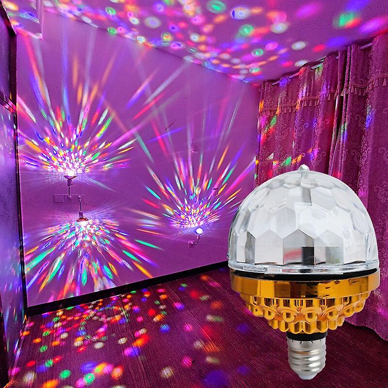 Lampe jeux de lumière multi couleur rotative Disco Ball - تنزوت