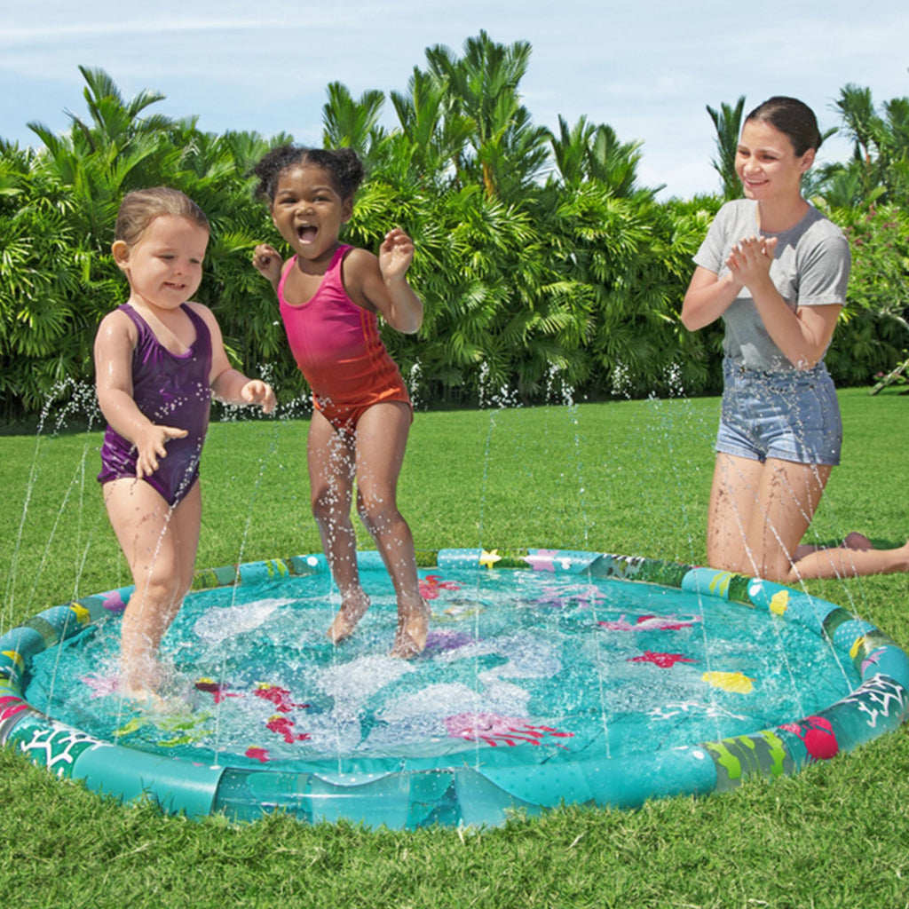 Pataugeoire Gonflable Avec Fontaine Pour Enfants 165 cm Bestway #52487 تنزوت