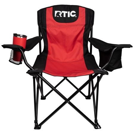 RTIC Chaise de camping pliante avec porte-boissons et sacs isoterme تنزوت