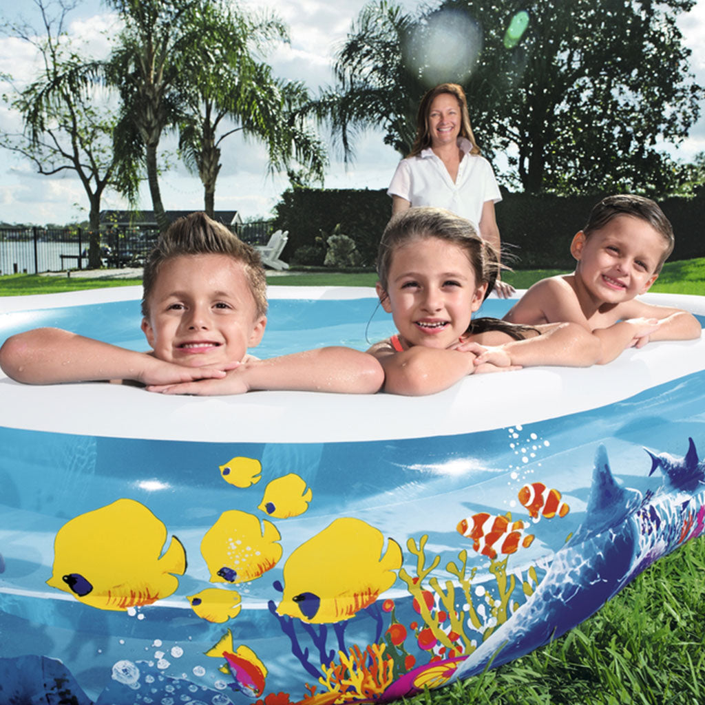 Piscine Océan Gonflable 262 x 157 x 46 cm Bestway #54118 تنزوت