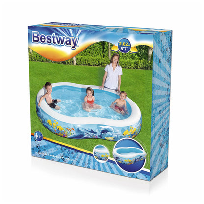 Piscine Océan Gonflable 262 x 157 x 46 cm Bestway #54118 تنزوت