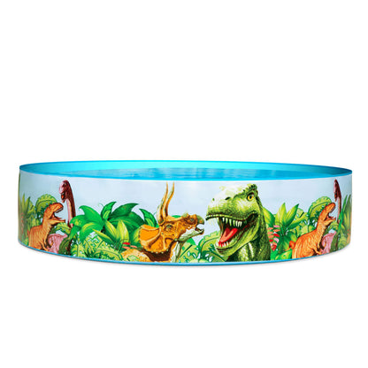Piscine Dinosaure Ronde en Vinyle et PVC 244x46cm تنزوت