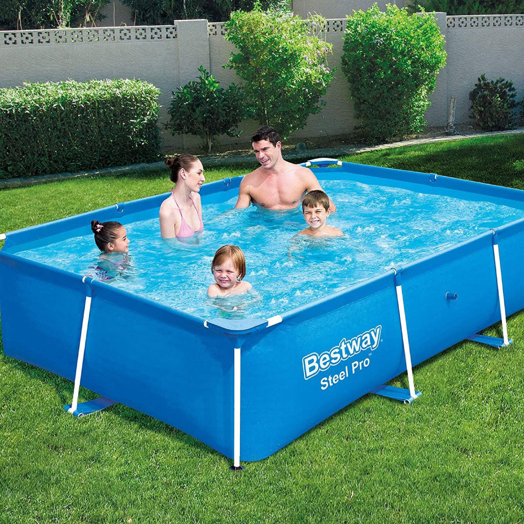 Steel Pro™ Piscine Rectangulaire 259 x 170 x 61cm Bestway 56403 تنزوت