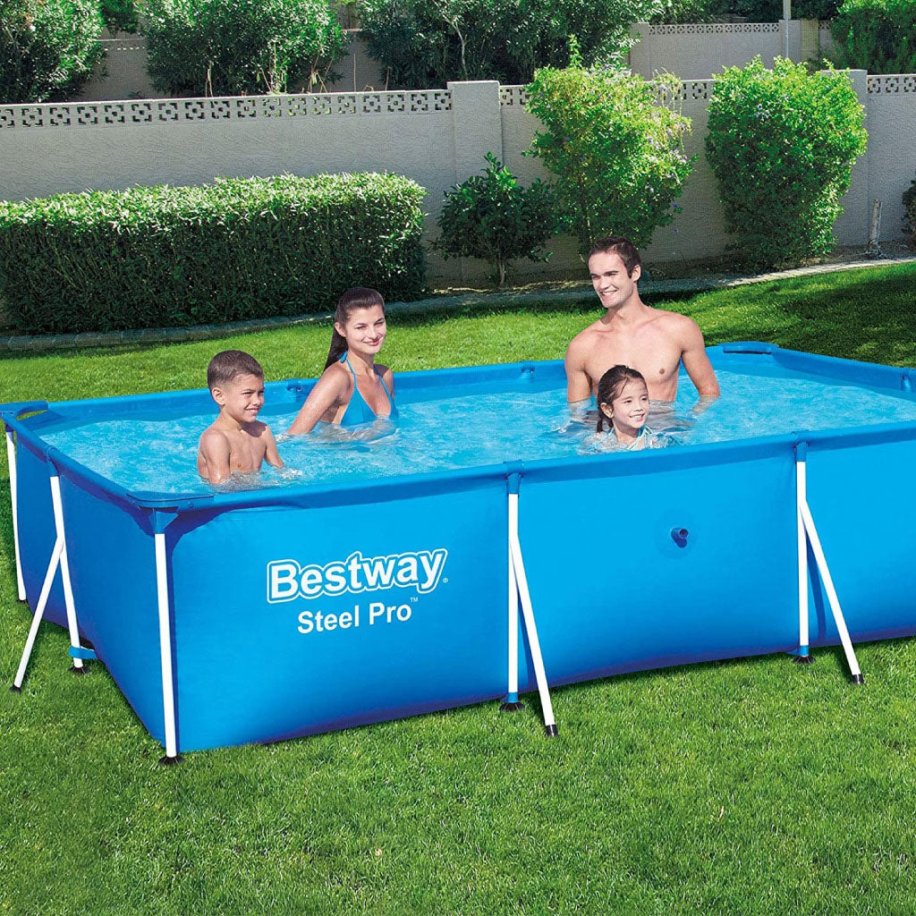 Steel Pro™ Piscine Rectangulaire 300 x 201 x 66cm Bestway تنزوت