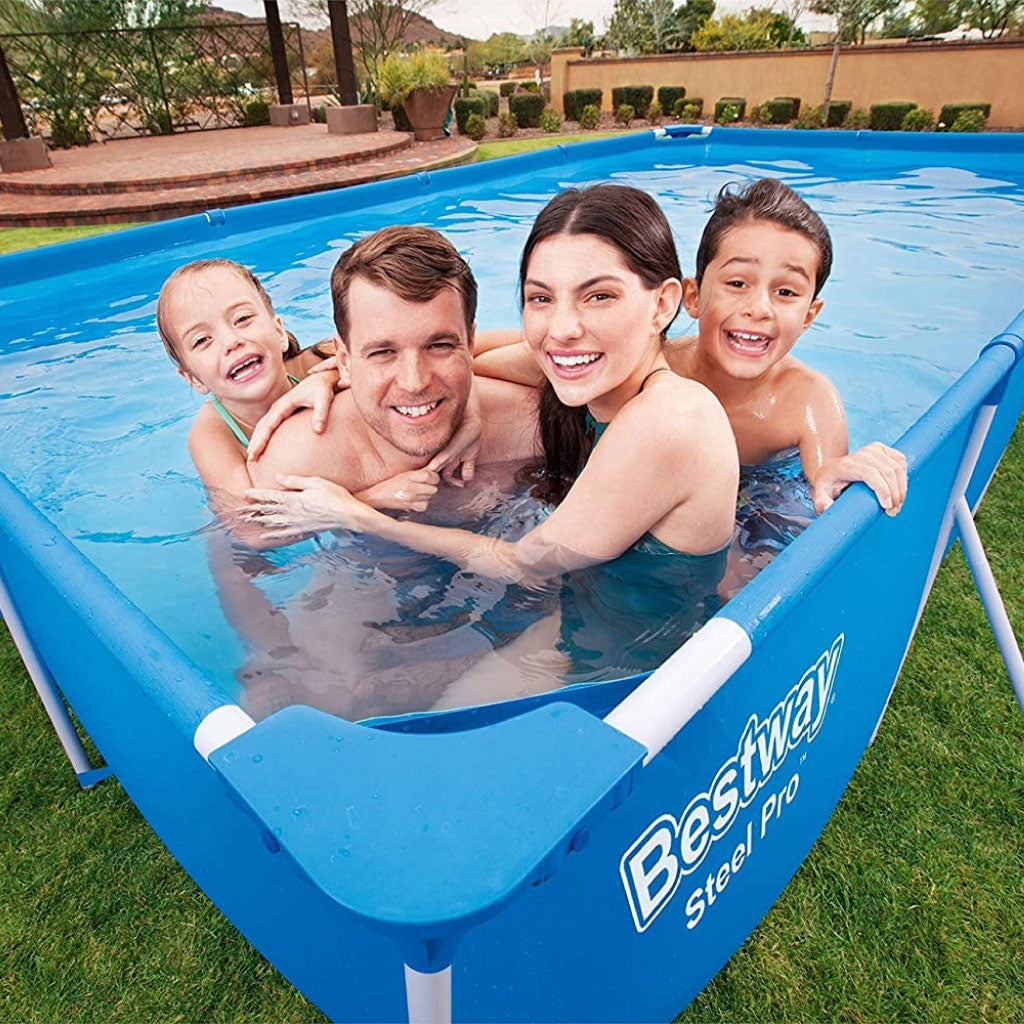 Steel Pro™ Piscine Rectangulaire 400 x 211 x 81cm Bestway تنزوت