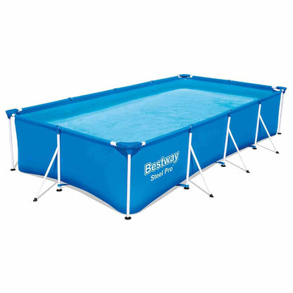 Steel Pro™ Piscine Rectangulaire 400 x 211 x 81cm Bestway تنزوت