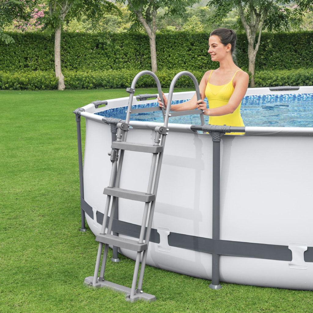 Steel Pro Max™ Piscine Ronde Avec Pompe Filtrante et Echelle 366x10cm Bestway تنزوت