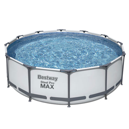 Steel Pro Max™ Piscine Ronde Avec Pompe Filtrante et Echelle 366x10cm Bestway تنزوت