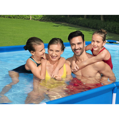 Steel Pro™ Piscine Rectangulaire Avec Pompe Filtrante 400 x 211 x 81 cm Bestway تنزوت