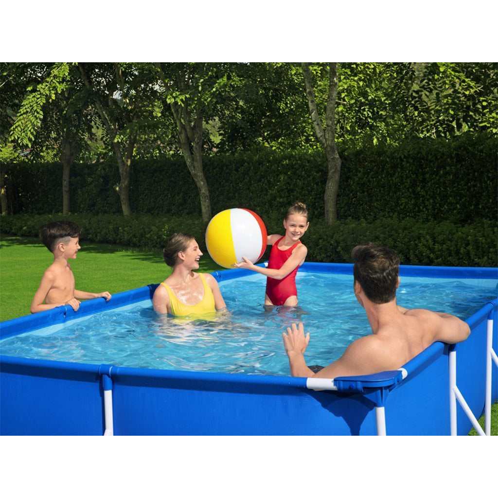Steel Pro™ Piscine Rectangulaire Avec Pompe Filtrante 400 x 211 x 81 cm Bestway تنزوت