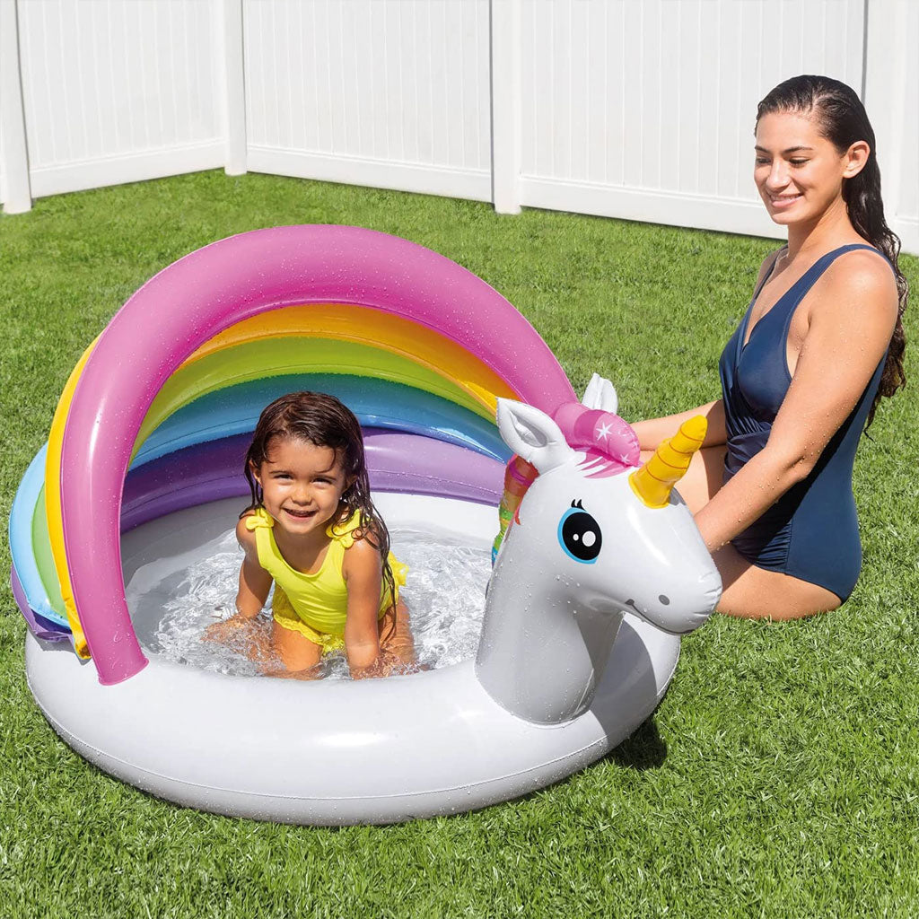 INTEX Piscine Gonflable pour Enfants, Centre de Jeux Aquatiques 57113NP تنزوت