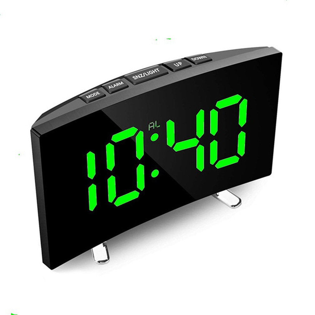 Horloge et réveil thermomètre de table electronique lumineux DT-6507 - تنزوت