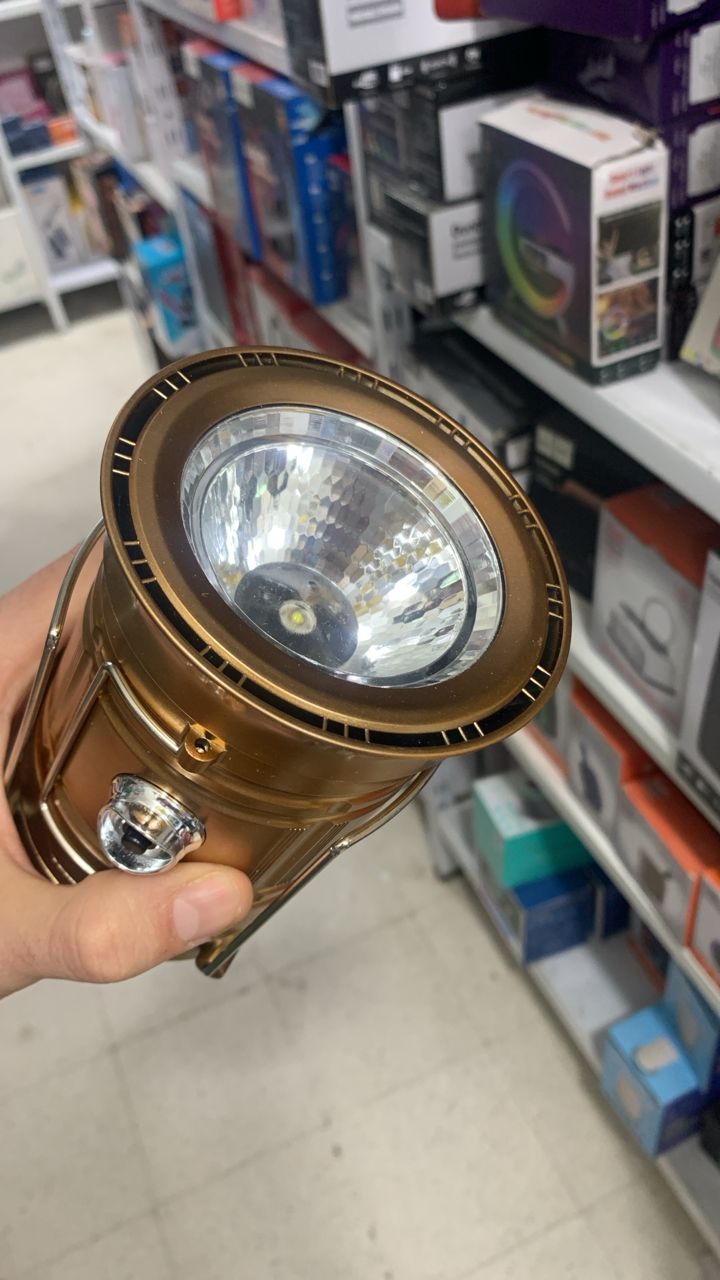 Lampe de Camping 2IN1 Rechargeable Solaire Pliable YD-3589 تنزوت