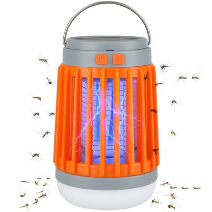 Lampe anti-moustique 3en1 fonctionne à l'énergie solaire et alimentée par batterie rechargeable تنزوت
